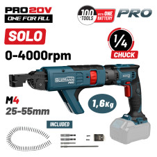 Bormann Pro Bbp5155 Κατσάβιδι Γυψοσανίδας Μπαταρίας 20V, Li-Ion, 0-4000Rpm, Solo BBP5155 BORMANN Pro (084730)