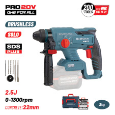 Bormann Pro Bbp5302Ca Πνευματικό Σκαπτικό Μπαταρίας Sds-Plus Brushless 20V, 2.5J, 0-1300Rpm BBP5302CA BORMANN Pro (085591)
