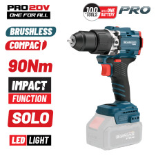 Bormann Pro Bbp5325 Δραπαν/Βιδο Κρουστικό,Compact,Brushless Μπαταρίας 20V,Li-Ion,90Nm, 2 Ταχύτητες BBP5325 BORMANN Pro (083429)