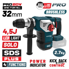 Bormann Pro Bbp5335 Πνευματικό Σκαπτικό Μπαταρίας Sds-Plus Brushless 20V,4.5J,0-760Rpm, Solo BBP5335 BORMANN Pro (083474)