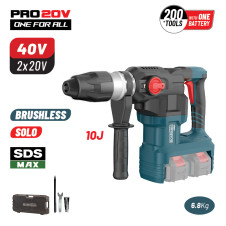 Bormann Pro Bbp5370 Περιστροφικό Πιστολέτο Μπαταρίας Sds-Max Brushless 40V (2X20V),Li-Ion,10J,6.8Kg BBP5370 BORMANN Pro (085614)