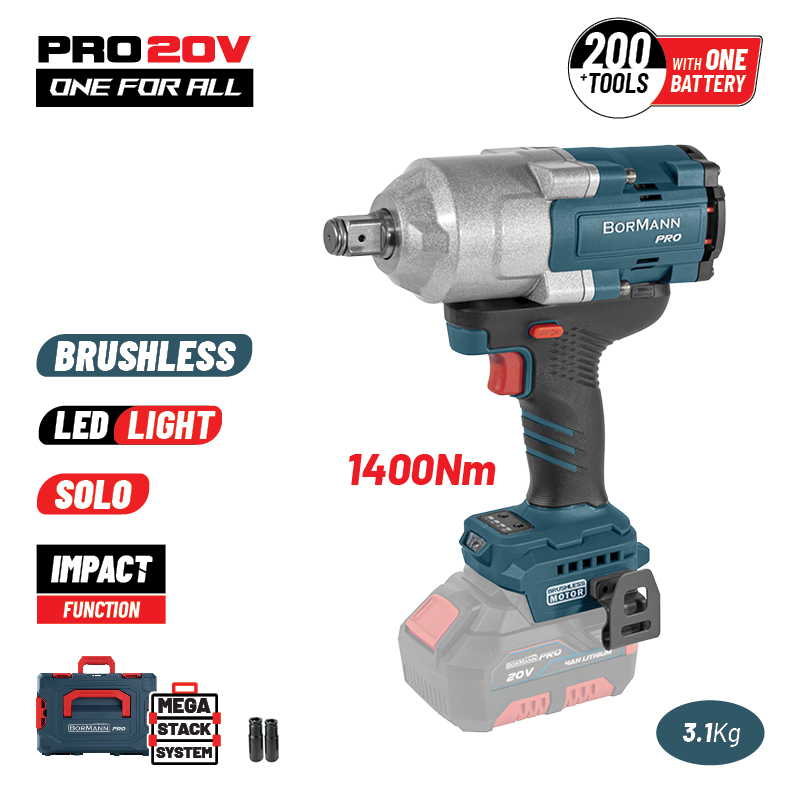 Bormann Pro Bbp5391Ca Μπουλονόκλειδο Brushless Mπαταρίας 20V,Li-Ion,1400Nm,0-900/1200/1500Rpm,Solo BBP5391CA BORMANN Pro (085638) Bormann Pro Bbp5391Ca Μπουλονόκλειδο Brushless Mπαταρίας 20V,Li-Ion,1400Nm,0-900/1200/1500Rpm,Solo BBP5391CA BORMANN Pro (085638)