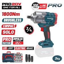 Bormann Pro Bbp5456Ca Μπουλονόκλειδο Compact, Brushless Μπαταρίας 20V,Li-Ion,1800Nm,0-1800Rpm BBP5456CA BORMANN Pro (085188)