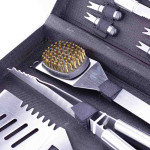 Bormann Elite Bbq1015 Εργαλεία Bbq Σετ 16Τμχ Inox Βαλίτσα BBQ1015 BORMANN ELITE (033349)