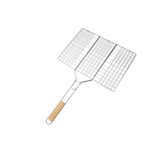 Bormann Elite Bbq1017 Διπλή Ανοξείδωτη Σχάρα Ψησίματος,Μ40,5Xπ30Cm BBQ1017 BORMANN ELITE (065173)