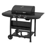 Bormann Elite Bbq6030 Ψησταριά Υγραερίου Forge 3 Εστιών Με Μαντεμένια Σχάρα BBQ6030 BORMANN ELITE (084167)