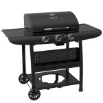 Bormann Elite Bbq6030 Ψησταριά Υγραερίου Forge 3 Εστιών Με Μαντεμένια Σχάρα BBQ6030 BORMANN ELITE (084167)