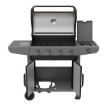 Bormann Elite Bbq6041 Ψησταριά Υγραερίου Forge 4+1 Εστιών Με Μαντεμένια Σχάρα BBQ6041 BORMANN ELITE (084181)