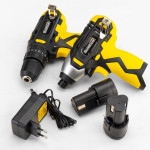 Bormann Bcd2050 Δραπ/Βιδο Κρουστικό 10.8V,28Nm,2 Ταχύτητες & Παλμικό Κατσαβίδι 12V,100Nm,2X1.5Ah BCD2050 BORMANN (053460)