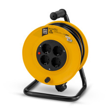 Bormann Bcr2225 Μπαλαντέζα Καρούλι Με Προστασία Υπερθέρμανσης 25M 3X1.5Mm, 4 Πρίζες BCR2225 BORMANN (054047)