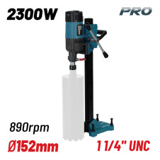 Bormann Pro Bdd1500 Καροτιέρα Με Βάση 2300W,Φ152Mm,890Rpm,1 1/4'' BDD1500 BORMANN Pro (065241)