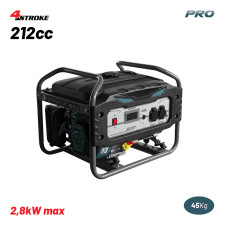 Bormann Pro Bgb3010 Γεννήτρια Βενζίνης Συνεχ. Απόδοση 2500W,212Cc,Avr BGB3010 BORMANN Pro (086215)