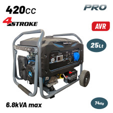 Bormann Pro Bgb6010 Γεννήτρια Βενζίνης Συνεχ. Απόδοση 5000W,420Cc,Μίζα & Μπαταρία Avr, Τροχοί BGB6010 BORMANN Pro (085522)