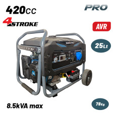 Bormann Pro Bgb8010 Γεννήτρια Βενζίνης Συνεχ. Απόδοση 6000W,420Cc,Mίζα Και Μπαταρία Avr,Τροχοί BGB8010 BORMANN Pro (085553)