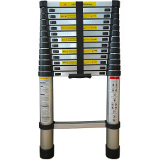 Bormann Bhl7030 Σκάλα Τηλεσκοπική Αλουμινίου 14 Σκαλιά 4.1M BHL7030 BORMANN (051398)