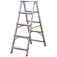 Bormann Pro Bhl9040 Σκάλα Αλουμινίου 2X5 Αντιολισθητικά Σκαλιά Και Ιμάντες Ασφαλείας BHL9040 BORMANN Pro (051411)