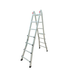 Bormann Pro Bhl9080 Σκάλα Αλουμινίου Διπλή 4X4, Πολλαπλών Χρήσεων, Τηλεσκοπική BHL9080 BORMANN Pro (051428)