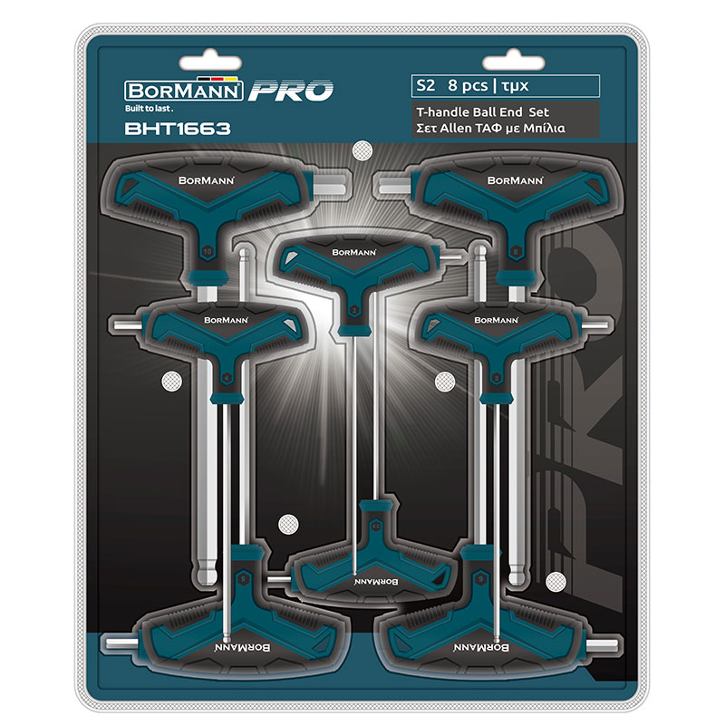 Bormann Pro Bht1663 Σετ 8Τμχ Allen Ταφ Με Μπίλια BHT1663 BORMANN Pro (036586) Bormann Pro Bht1663 Σετ 8Τμχ Allen Ταφ Με Μπίλια BHT1663 BORMANN Pro (036586)