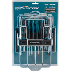 Bormann Pro Bht1665 Σετ 20Τεμ Κατσαβίδια (7Xsl, 5Xph, 4Xtorx & 4Xprecision),S2 BHT1665 BORMANN Pro (036609)