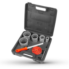 Bormann Pro Bht4580 Σετ Ποτηροτρύπανα Δομικών Υλικών Καρβιδίου, 8Τεμ, 33-83Mm BHT4580 BORMANN Pro (055044)