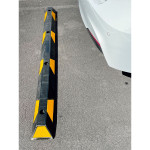 Bormann Pro Bpp2489 Στοπ Τροχών Λαστιχένιο 183Cm Με Ανακλαστικές Ταινίες BPP2489 BORMANN Pro (070856)