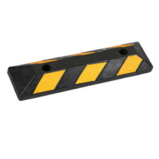 Bormann Pro Bpp2490 Στοπ Τροχών Λαστιχένιο 55Cm Με Ανακλαστικές Ταινίες BPP2490 BORMANN Pro (070863)