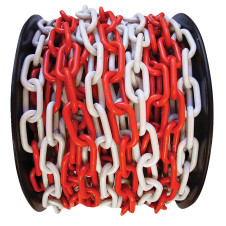 Bormann Pro Bpp2498 Αλυσίδα Σήμανσης Πλαστική Μήκος 25M ,  Κόκκινη Και Λευκή , 8Mm BPP2498 BORMANN Pro (071396)