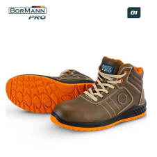 Bormann Pro Bpp8155 Μποτάκι Εργασίας O1, Δέρμα Nubuck, Dover No.45 BPP8155 BORMANN Pro (046363)