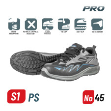 Bormann Pro Bpp8285 Παπούτσι Ασφαλείας S1Ps Pacific No 45 BPP8285 BORMANN Pro (085836)