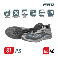 Bormann Pro Bpp8286 Παπούτσι Ασφαλείας S1Ps Pacific No 46 BPP8286 BORMANN Pro (085843)