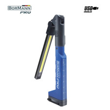 Bormann Pro Bpr6024 Φακός Εργασίας Επαναφορτιζόμενος 200Lm, 2 Λειτουργιών, Με Γάντζο Και Μαγνήτη,270 BPR6024 BORMANN Pro (063391)