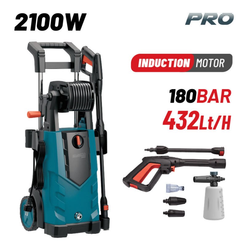 Bormann Pro Bpw4510 Πλυστικό Υψηλής Πίεσης 2100W,Επαγωγικό Μοτέρ,180Bar,432L/H,Turbo Μπεκ,Ανέμη BPW4510 BORMANN Pro (083009) Bormann Pro Bpw4510 Πλυστικό Υψηλής Πίεσης 2100W,Επαγωγικό Μοτέρ,180Bar,432L/H,Turbo Μπεκ,Ανέμη BPW4510 BORMANN Pro (083009)