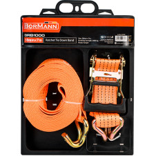 Bormann Pro Brb1000 Ιμάντες Πρόσδεσης Καστάνιας 50Mm X 7M,Αντοχή 3Ton BRB1000 BORMANN Pro (028451)