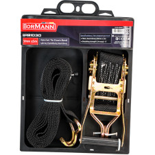 Bormann Pro Brb1030 Ιμάντες Πρόσδεσης Καστάνιας 50Mm X 5M,Αντοχή 1Ton BRB1030 BORMANN Pro (028482)