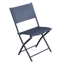 Bormann Bsp1164 Καρέκλες Εξ. Χώρου Πτυσσόμενη Μεταλλική, 1X1 Textilene Γκρι, 52X43X80Cm BSP1164 BORMANN (066439)