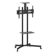 Bormann Btv1300 Βάση Τηλεόρασης Επιδαπέδια,Τροχήλατη 26''-60'',50Kg,Με Ράφι BTV1300 BORMANN ELITE (035763)