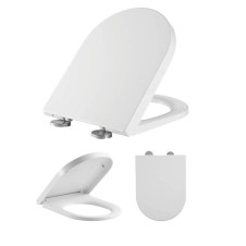 Bormann Btw1010 Κάλυμμα Λεκάνης Gemini Soft Close 2551Gr, Duroplast 465X360Mm BTW1010 BORMANN ELITE (025757)