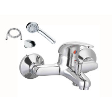 Bormann Btw3040 Μπαταρία Μπάνιου "Iris" 40Mm,Αναμεικτική Με Σετ Ντους 830G BTW3040 BORMANN ELITE (026044)