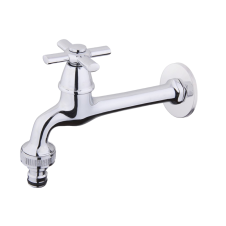 Bormann Btw3435 Κάνουλα Ορειχάλκινη "Nina",1/2"X 3/4",Με Ροζέτα & Μακρύ Λαιμό BTW3435 BORMANN (064664)