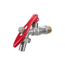 Bormann Btw3600 Κάνουλα Λουκέτο Σφαιρική 1/2"X3/4", Ορειχάλκινη 191Gr BTW3600 BORMANN (064046)