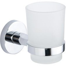 Bormann Btw9006 Ποτηροθήκη Επιτοίχια Γυάλινη Χρώμιο 6,8X10X10Cm BTW9006 BORMANN (061397)