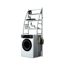 Bormann Btw9044 Επιδαπέδια Ραφιέρα Μπάνιου Μεταλλική , Λευκή ,68X25X166Cm BTW9044 BORMANN (061588)