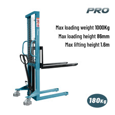 Bormann Pro Bwr5517 Περονοφόρο Χειροκίνητο Ανύψωσης 1Ton,Ύψος Ανύψωσης 1.6M, Πιρούνια 1150X550Mm BWR5517 BORMANN Pro (085645)