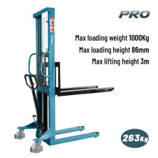 Bormann Pro Bwr5531 Περονοφόρο Χειροκίνητο Ανύψωσης 1Ton, Ύψος Ανύψωσης 3.0M BWR5531 BORMANN Pro (085652)