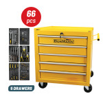Bormann Bwr7100Set Εργαλειοφορέας 5 Συρτάρια Σετ 66 Εργαλεία Με Στοπ, Μ64Xπ36Xυ62Cm BWR7100SET BORMANN (053712)