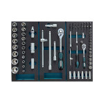 Bormann Pro Bwr7600Set Εργαλειοφορέας 6 Συρτάρια Πλαϊνό Ντουλάπι Και 120 Εργαλεία Cr-V BWR7600SET BORMANN Pro (035794)