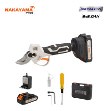 Nakayama Ec1250 Ψαλίδι Κλάδου Μπαταρίας 21V,Brushless,0-22/28Mm,1Kg 2X2Ah Li-Ion,Βαλίτσα EC1250 NAKAYAMA (075035)