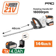 Nakayama Pro Ec1651X4 Ψαλίδι Μπορντούρας Μπαταρίας 21V, Li-Ion, 1X4Ah, Με Περιστρεφόμενη Λαβή 90° EC1651X4 NAKAYAMA PRO (086390)