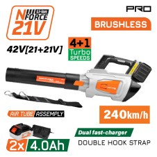 Nakayama Pro Ec1719X44 Φυσητήρας Brushless Mπαταρίας 42V,Li-Ion,2X4.0Ah,240Km/H EC1719X44 NAKAYAMA PRO (085331)