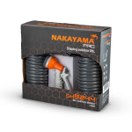 Nakayama Pro Gh9244 Σετ Λάστιχο Σπιράλ 15M Με Πιστόλι Ποτίσματος GH9244 NAKAYAMA PRO (062844)